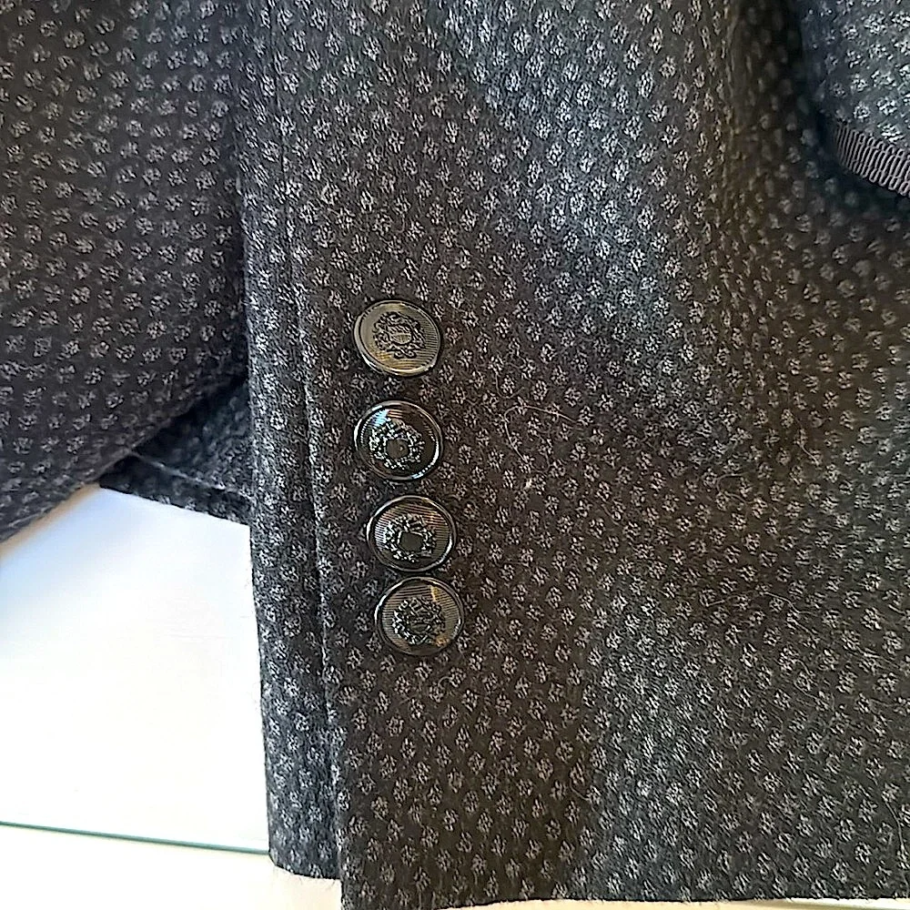 NWT!!! Men's Tallia Charcoal Wool Blazer!! 44L - Picture 10 of 10